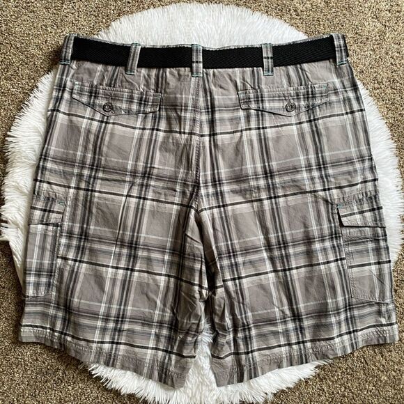 Route 66 Plaid Shorts with Belt Mens Size 44 - Picture 7 of 7
